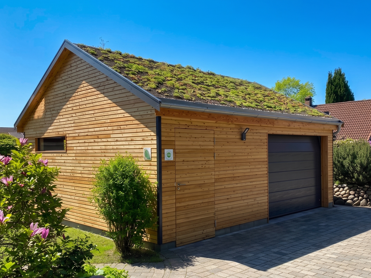 Holzgarage SATTELDACH