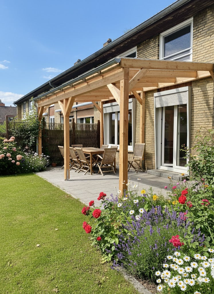 Das Freese Holz Terrassendach