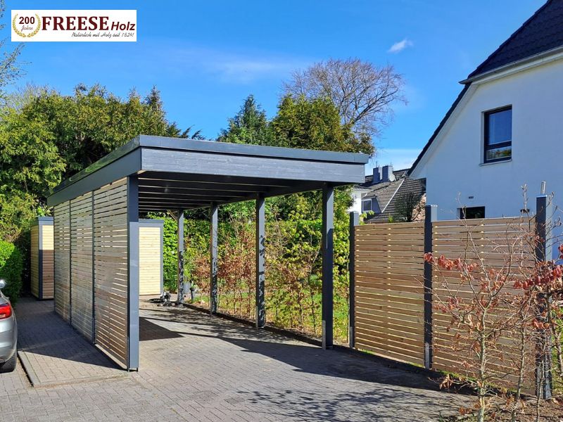modernes_Carport_Klare_Linie_Hamburg_Quickborn_Kiel