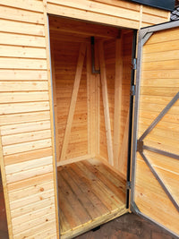 Gartenschrank KLARE LINIE mit Gründach - Modern, massiv, maßgefertigt von FREESE Holz