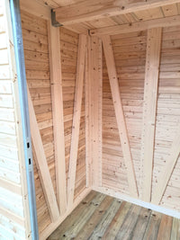 Gartenschrank KLARE LINIE mit Gründach - Modern, massiv, maßgefertigt von FREESE Holz