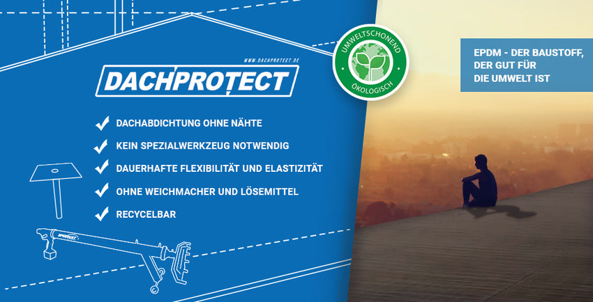 EPDM-Folie Dachfolie extrem haltbar von Dachprotect - FREESE Holz