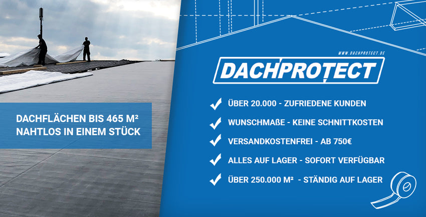EPDM-Folie Dachfolie extrem haltbar von Dachprotect - FREESE Holz