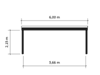 Modernes Doppelcarport KLARE LINIE ohne Abstellraum - FREESE Holz