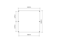 Modernes Doppelcarport KLARE LINIE ohne Abstellraum - FREESE Holz