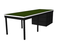 Modernes Gründach-Carport KLARE LINIE mit Abstellraum (Einzelcarport) - FREESE Holz