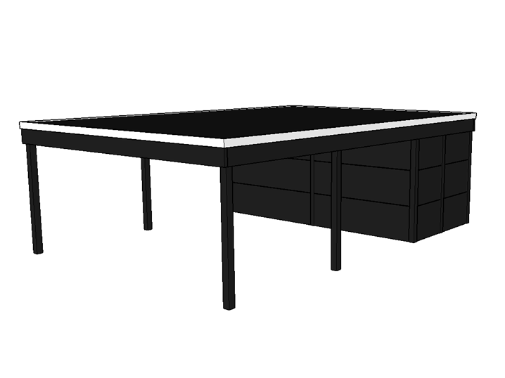 Modernes Doppelcarport KLARE LINIE mit Abstellraum - FREESE Holz