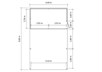 Modernes Doppelcarport KLARE LINIE mit Abstellraum - FREESE Holz