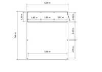 Modernes Doppelcarport KLARE LINIE mit Abstellraum - FREESE Holz