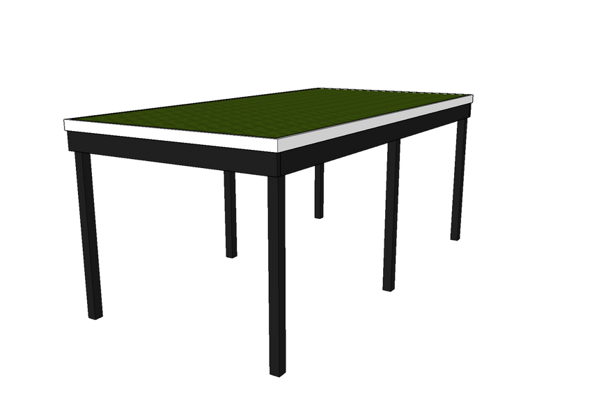 Modernes Gründach-Carport KLARE LINIE ohne Abstellraum (Einzelcarport) - FREESE Holz