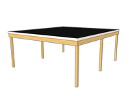 Modernes Doppelcarport KLARE LINIE ohne Abstellraum - FREESE Holz