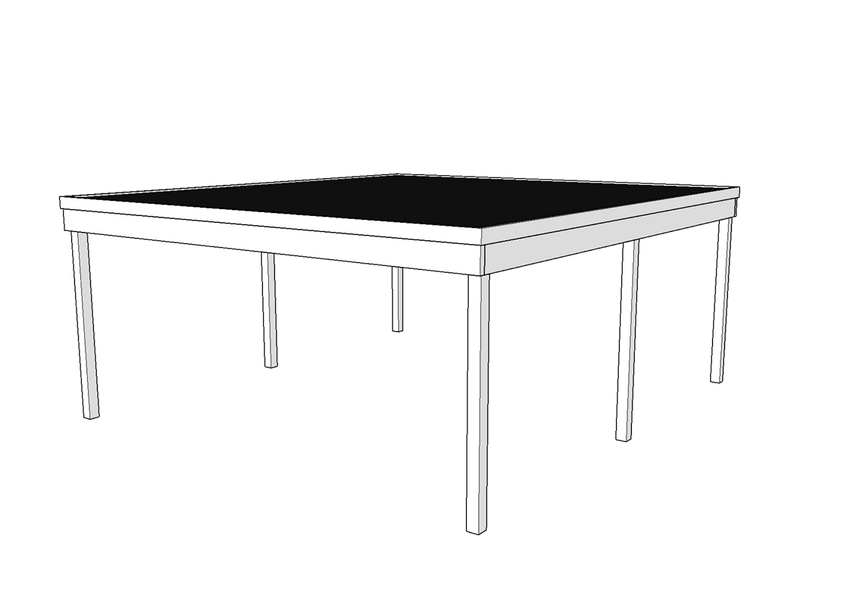 Modernes Doppelcarport KLARE LINIE ohne Abstellraum - FREESE Holz