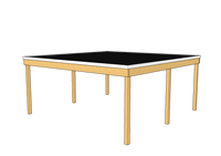 Modernes Doppelcarport KLARE LINIE ohne Abstellraum - FREESE Holz