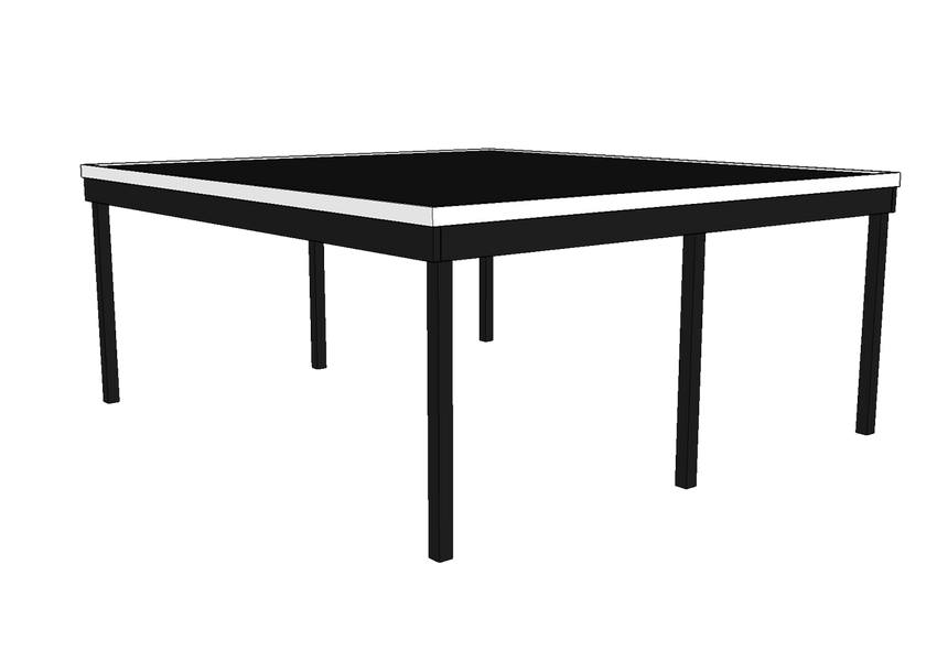 Modernes Doppelcarport KLARE LINIE ohne Abstellraum - FREESE Holz