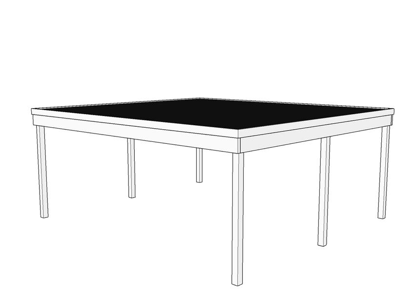 Modernes Doppelcarport KLARE LINIE ohne Abstellraum - FREESE Holz