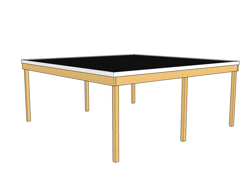 Modernes Doppelcarport KLARE LINIE ohne Abstellraum - FREESE Holz