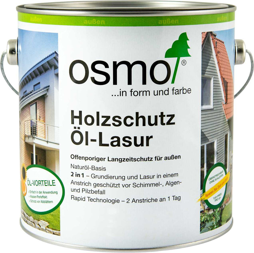 OSMO Holzschutz-Öl-Lasur: Grundierung und Lasur vereint - FREESE Holz