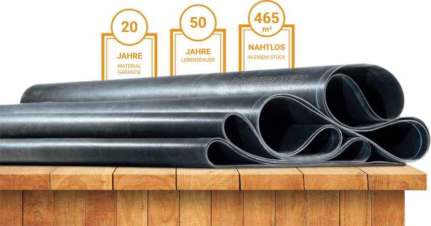 EPDM-Folie Dachfolie extrem haltbar von Dachprotect - FREESE Holz