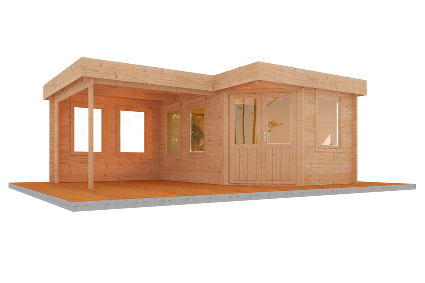 Holz-Gartenhaus Guda von WOLFF FINNHAUS
