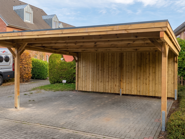Carport Classic Holzblende