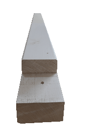 Carport-Pfosten 12x12 cm seitlich, vorgebohrt mit Ausklinkung