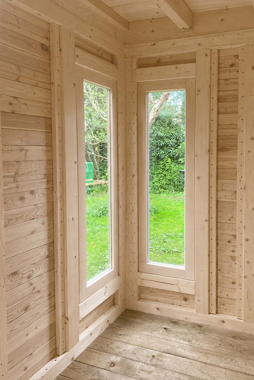 Gartenhaus NATUR – modernes Holz-Gartenhaus nach Maß