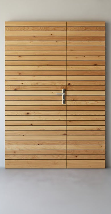 Doppeltür für Gartenhaus KLARE LINIE