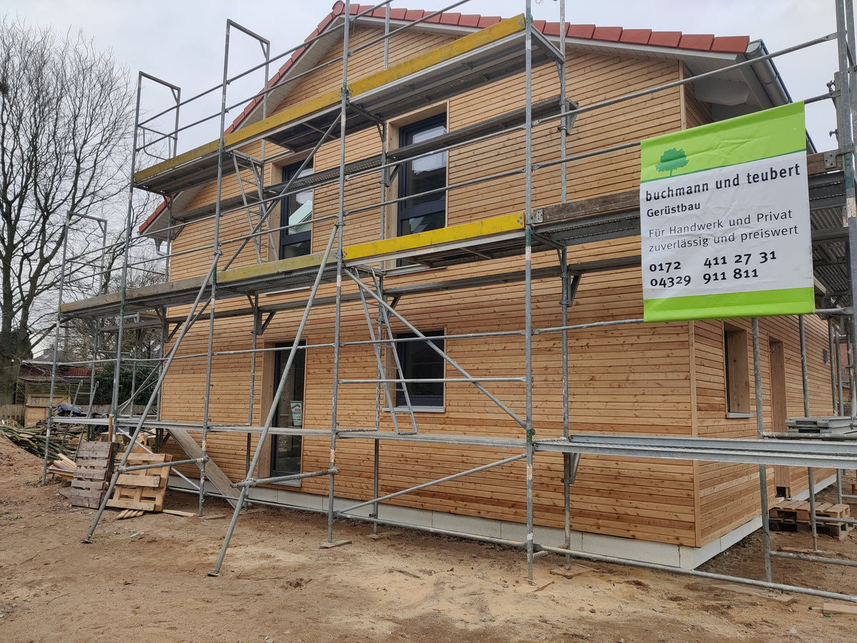 Holzfassade für Neubau in Wattenbek