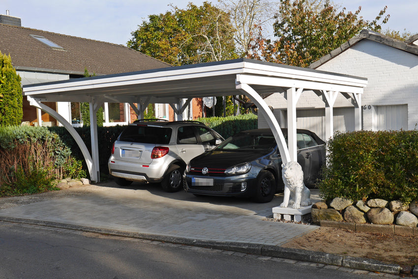 Option: Leimholzbogen für Carport Classic