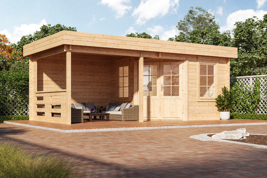 Holz-Gartenhaus Gleda von WOLFF FINNHAUS - FREESE Holz 