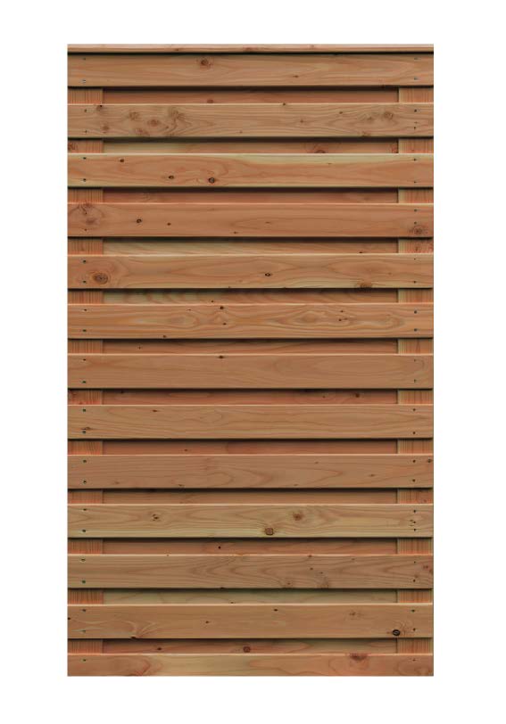 Sichtschutzzan Borkum von Scheerer, Element  98,5 x 181 cm in Fichte KD - FREESE Holz