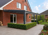 Terrassendach mit Wandanbau aus Glas (VSG) – maßgefertigt aus BSH