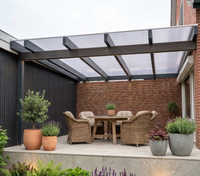Terrassendach mit Wandanbau und Stegplatten – langlebig & maßgefertigt