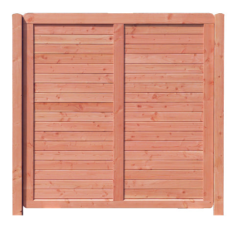 Exklusiv-Sichtschutzzaun aus haltbarer Douglasie SCHEERER Ebstorf B