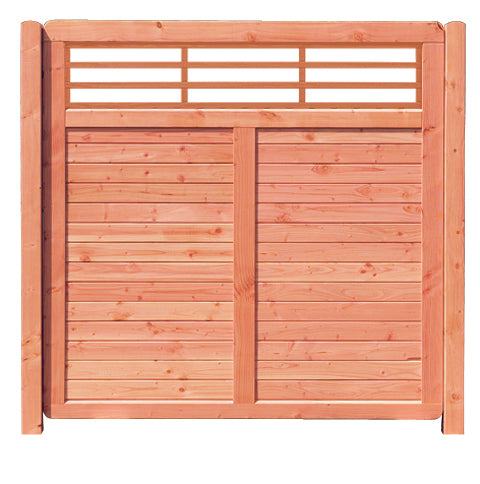 Exklusiv-Sichtschutzzaun aus haltbarer Douglasie SCHEERER Ebstorf E