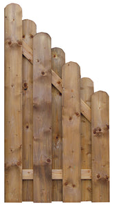 Sichtschutzzaun aus haltbarer Fichte SCHEERER Göhrde mit Bogen - FREESE Holz 