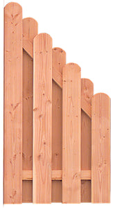 Sichtschutzzaun aus haltbarer Douglasie SCHEERER Göhrde mit Bogen - FREESE Holz 