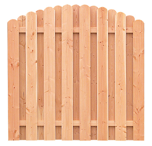 Sichtschutzzaun aus haltbarer Douglasie SCHEERER Göhrde D mit Bogen