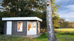 Holz-Gartenhaus Menja 4530/ 2-Raum von WOLFF FINNHAUS