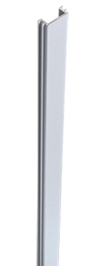 Alu-Pfostenabdeckleiste für GroJa WPC-Steckzaun aus WPC/BPC