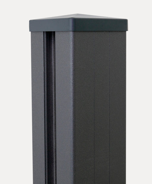 Alu-Steckzaunpfosten für GroJa WPC-Steckzaun aus WPC/BPC