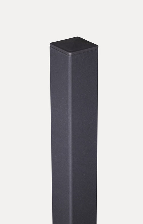 Alu-Tor-Pfosten (speziell stahlverstärkt) für GroJa WPC-Zaun, GroJaFertigzaun aus WPC/ BPC