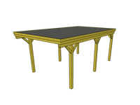 Einzel-Carport CLASSIC mit Holzblende - FREESE Holz 