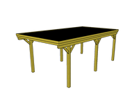 Einzel-Carport CLASSIC mit Holzblende - FREESE Holz 