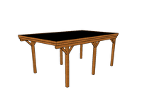 Einzel-Carport CLASSIC mit Holzblende - FREESE Holz 
