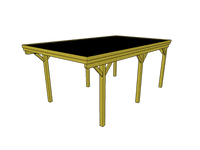 Einzel-Carport CLASSIC mit Holzblende - FREESE Holz 