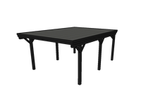 Einzel-Carport CLASSIC mit Holzblende - FREESE Holz 
