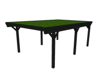 Gründach-Carport CLASSIC mit Holzblende - FREESE Holz 