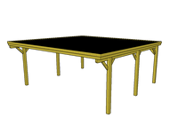 Doppelcarport CLASSIC mit Holzblende - FREESE Holz 