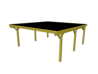 Doppelcarport CLASSIC mit Holzblende - FREESE Holz 